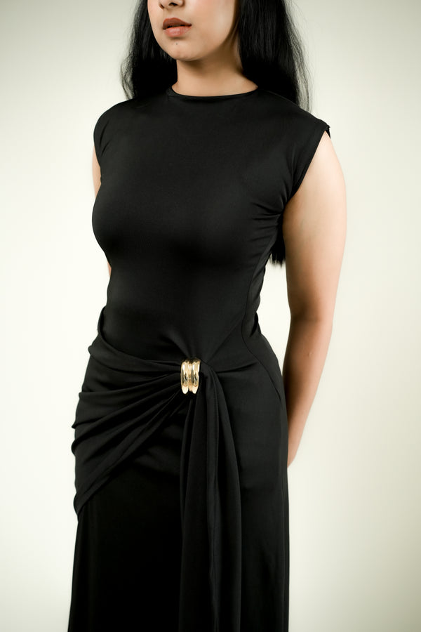 Obsidian Grace Gown
