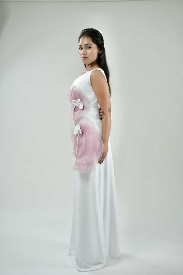 Blossom One Shoulder Gown