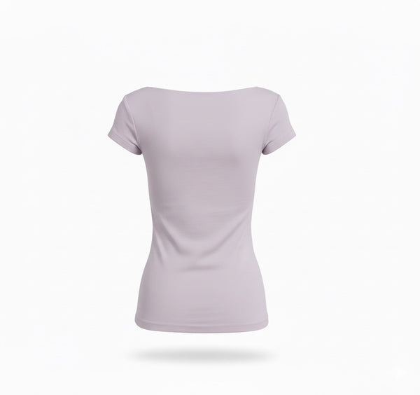 Aeris Twist-Front Cutout Tee