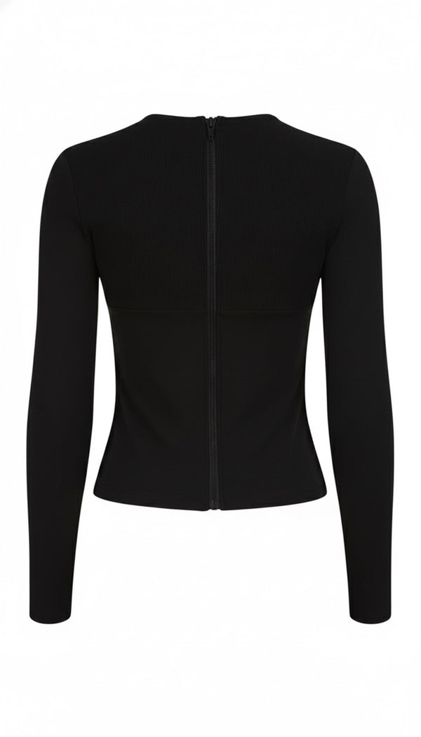 Obsidian Twist Loop Top
