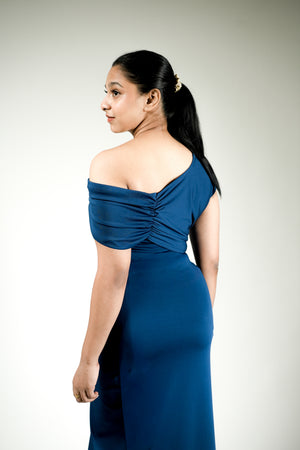 Midnight Grace One-Shoulder Gown