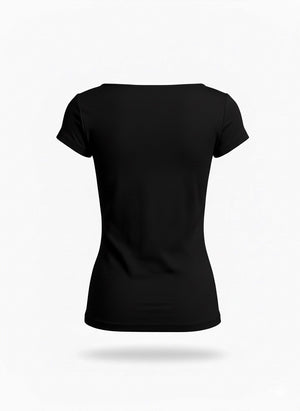 Aeris Twist-Front Cutout Tee