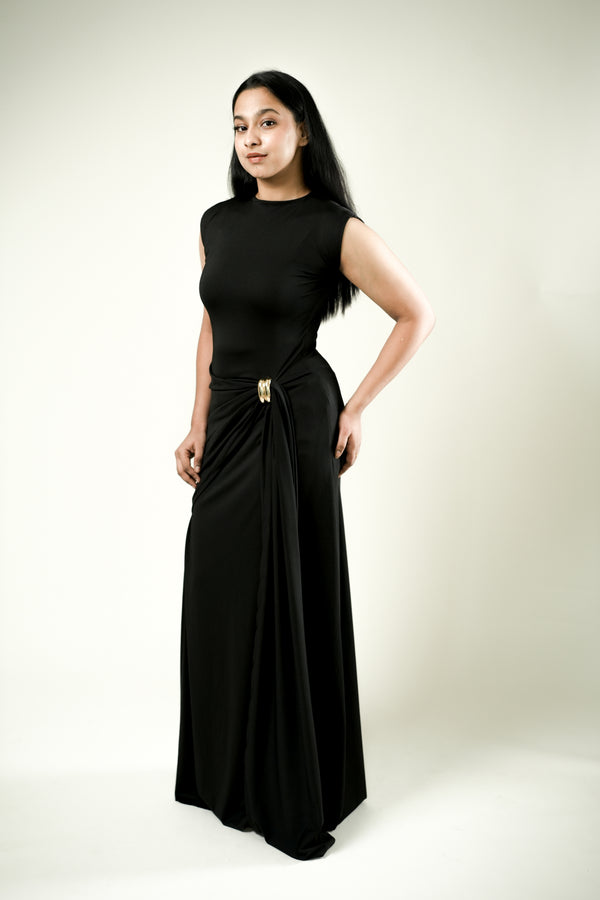 Obsidian Grace Gown