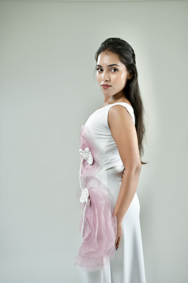 Blossom One Shoulder Gown