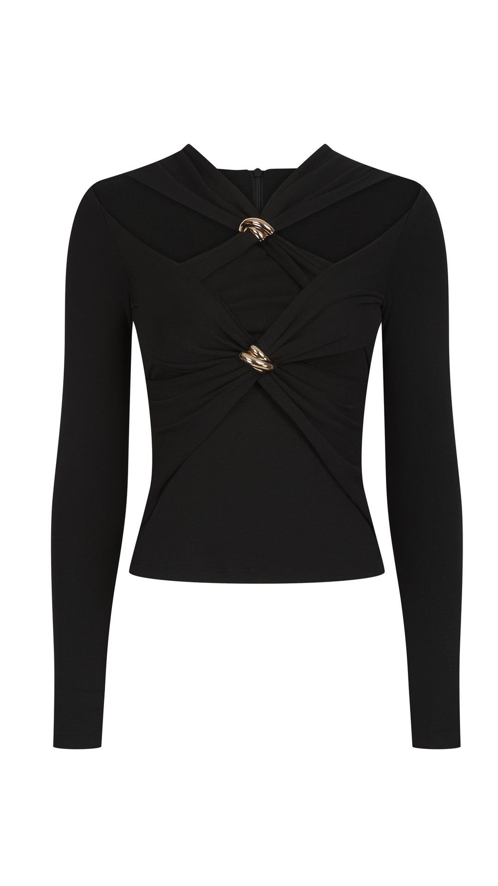 Obsidian Twist Loop Top